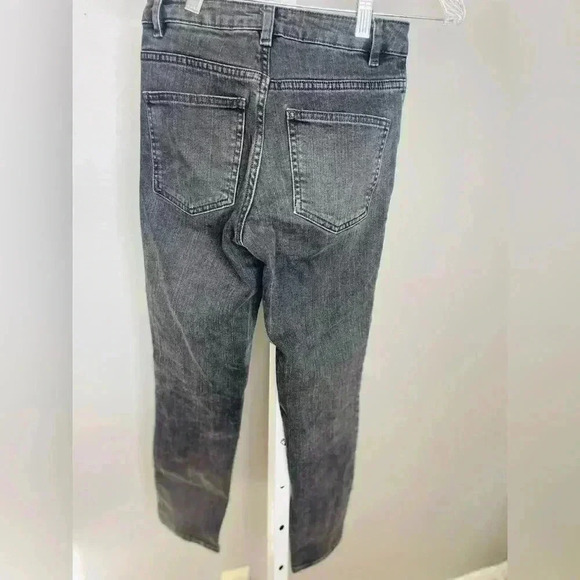 ❤️Asos Black High Rise Distressed Jeans Women's Size 24 NWOT! - Picture 3 of 4